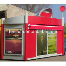 BKH-38 fashion modern outdoor kiosk for selling magazines